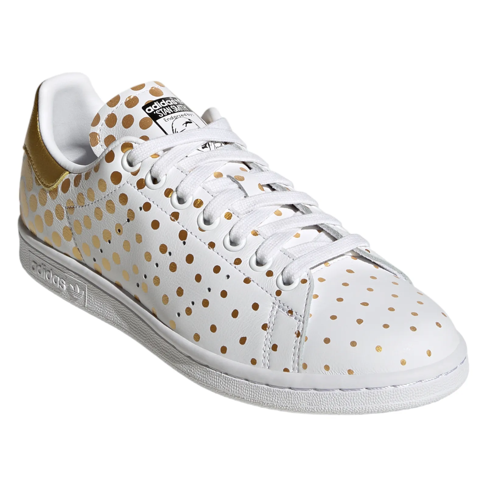 adidas Originals Womens Stan Smith Shoes - White Gold