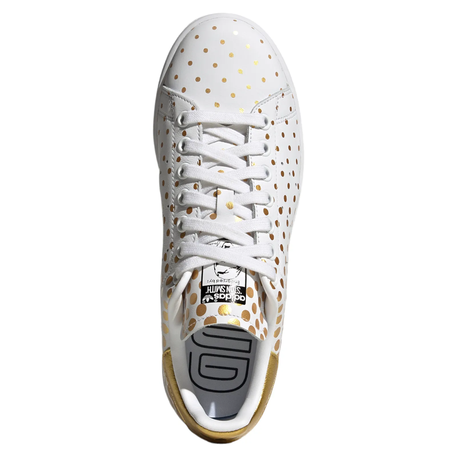 adidas Originals Womens Stan Smith Shoes - White Gold