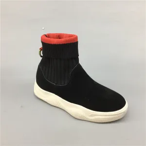 BOOPDO DESIGN SOCK BOOT TRAINERS IN BLACK