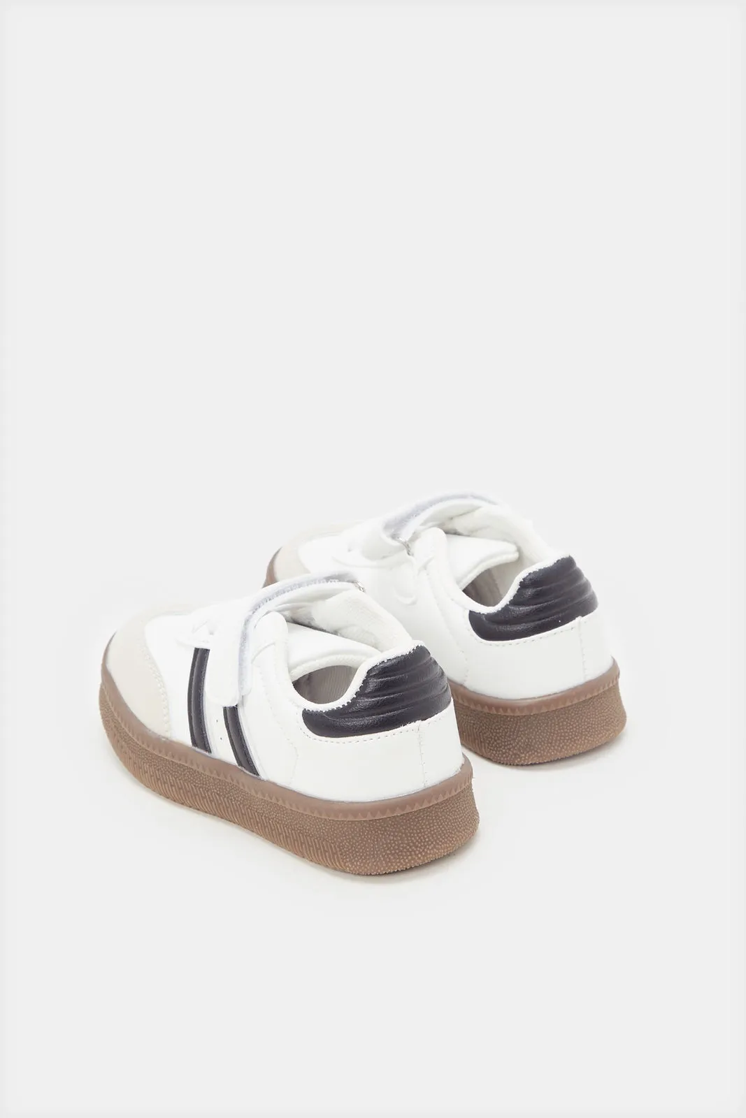 Boys White Multi-Piece Sneaker