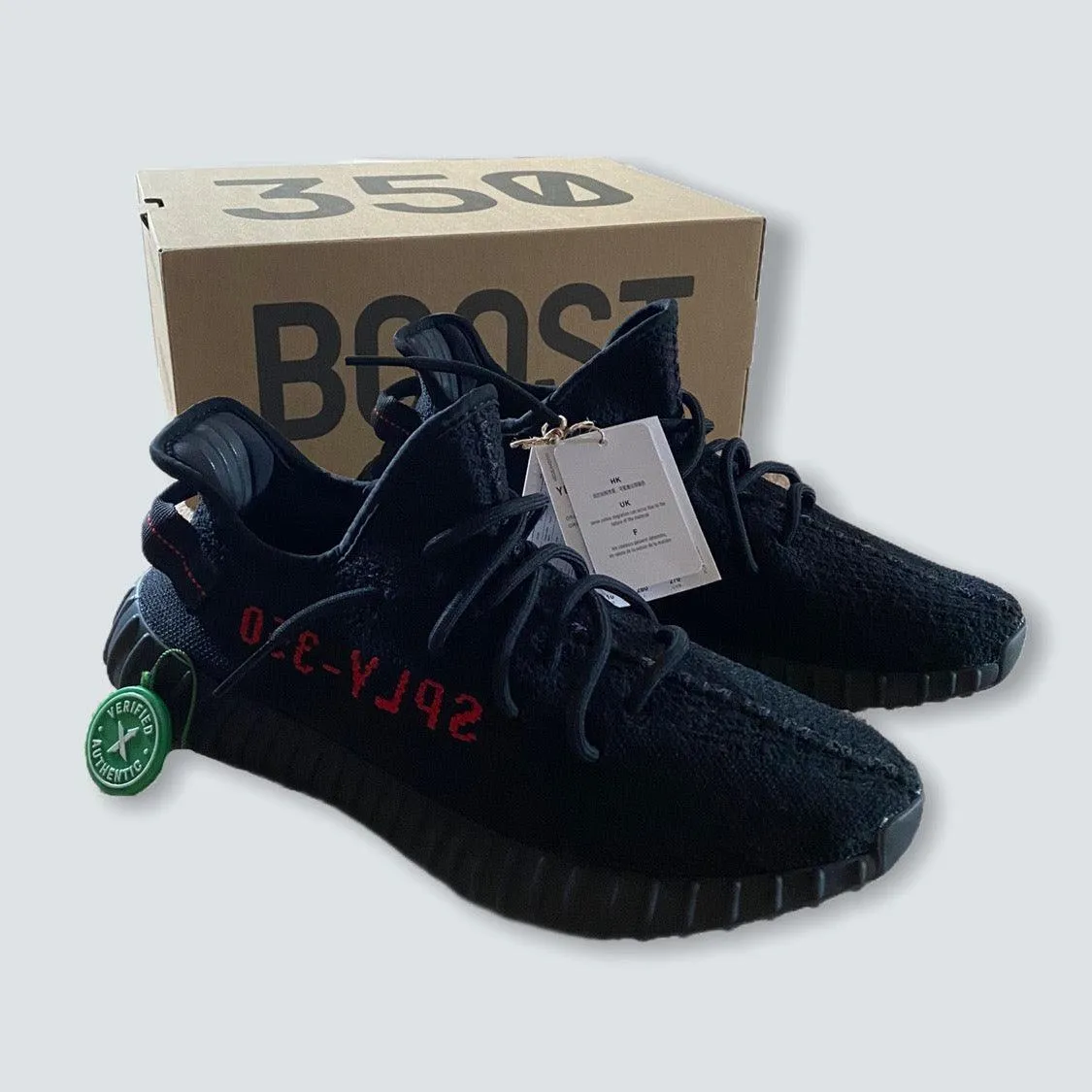 Brand new Yeezy V2 350 Breds black and red   stock x tag  (uk9.5)