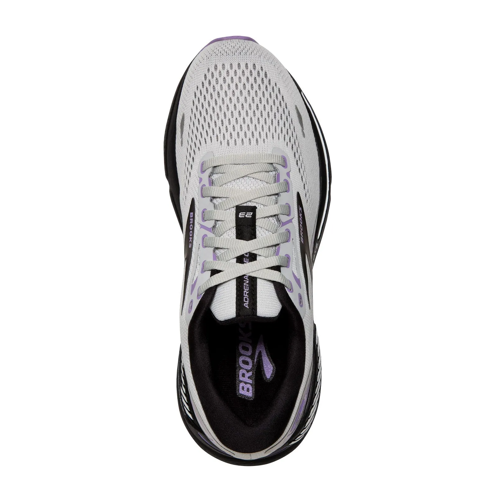 Brooks Adrenaline GTS 23 Running Shoe (Women) - Grey/Black/Purple