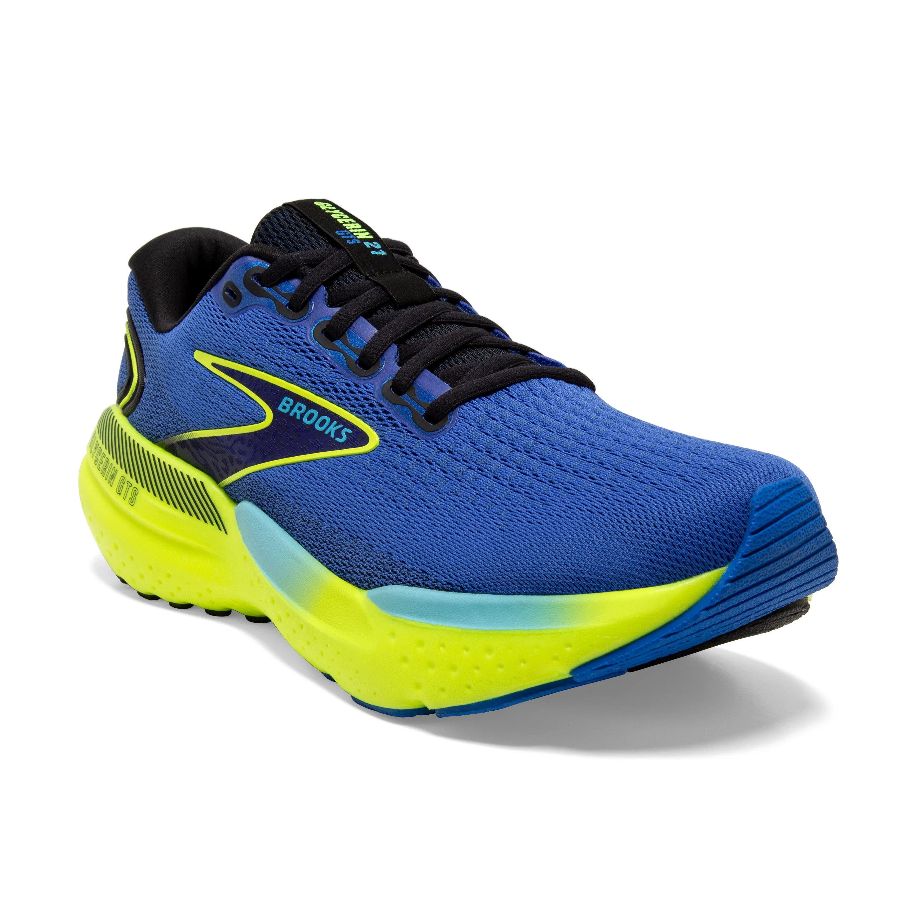 Brooks Mens Trainer Glycerin GTS 21 Blue/Nightlife/Black