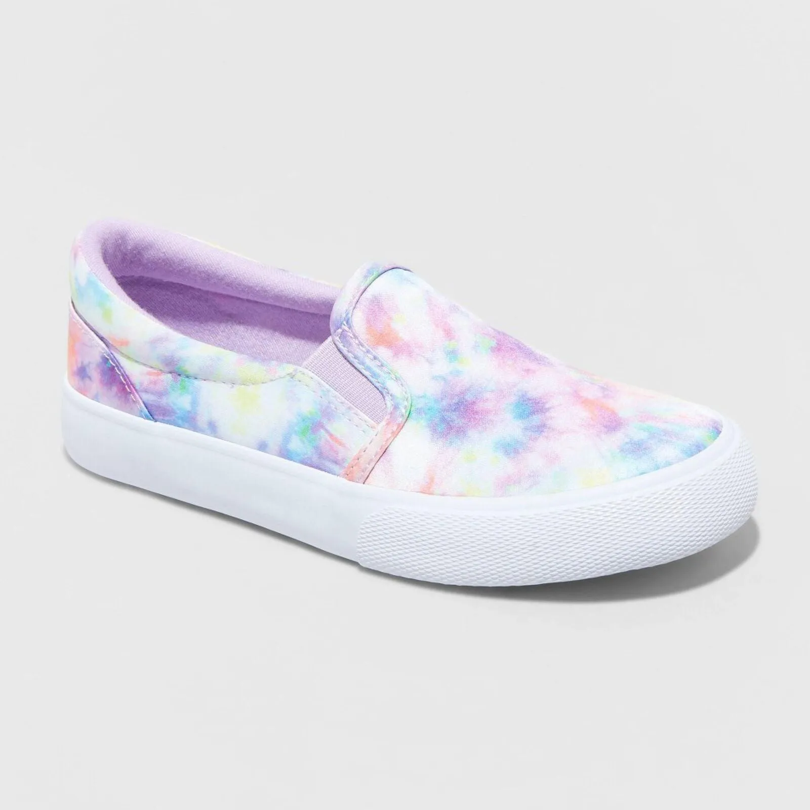 Cat & Jack Girls Sariah Striped Speckle Print Slip-On Sneakers Multicolor 3