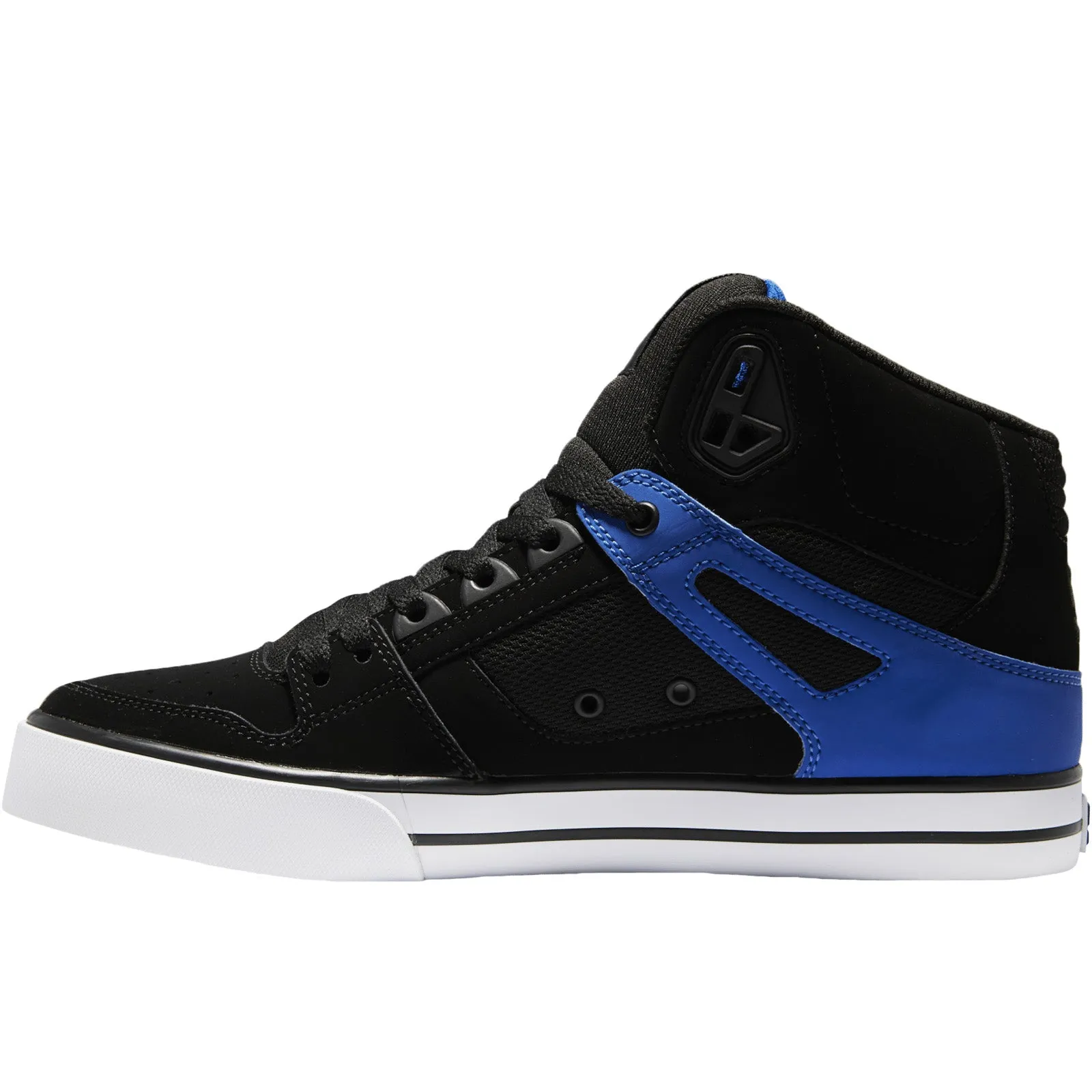 DC Shoes Mens Pure Trainers - Black/Blue