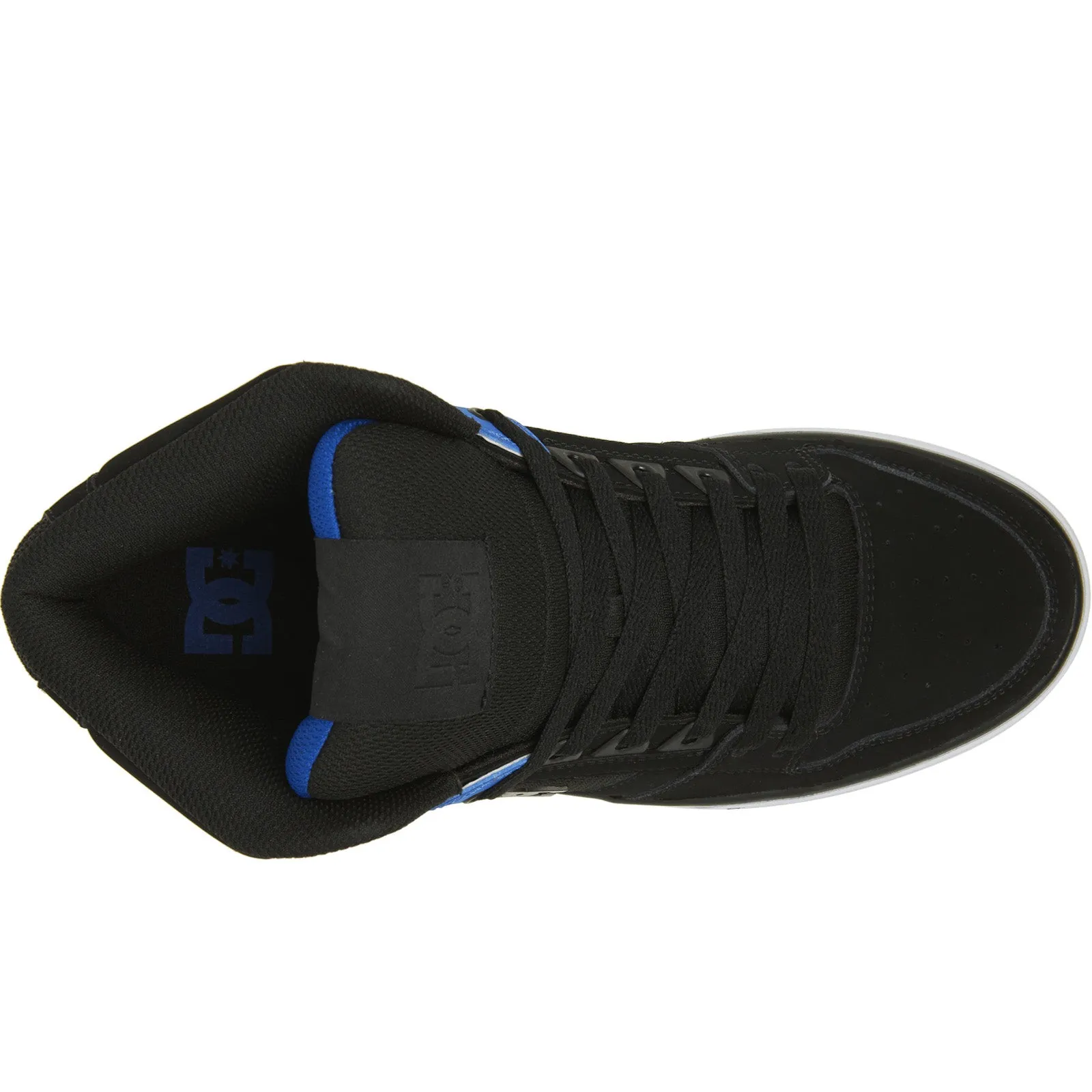 DC Shoes Mens Pure Trainers - Black/Blue