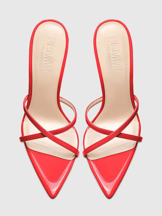 Donatella Mule - Red