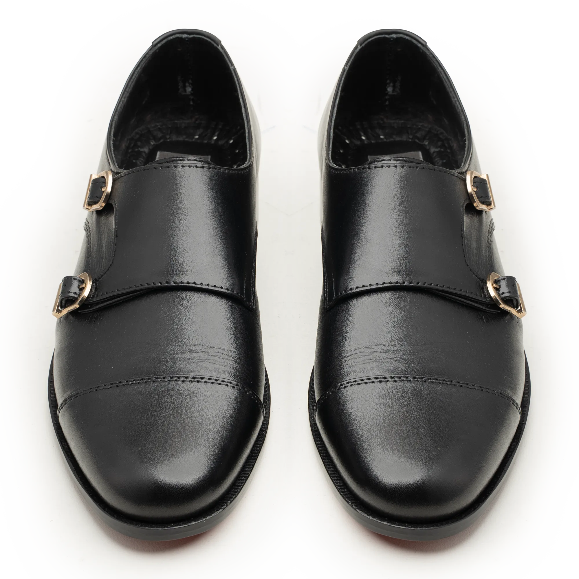 Double Monk Straps - 063P BLK