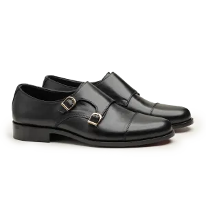 Double Monk Straps - 063P BLK