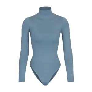 ESSENTIAL MOCK NECK LONG SLEEVE BODYSUIT | ARCTIC