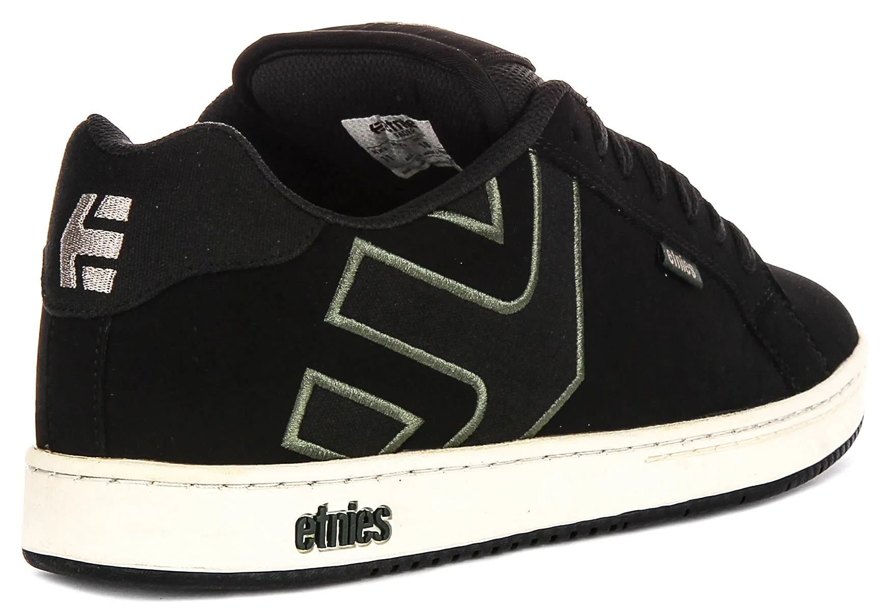 Etnies Fader In Black Green For Men