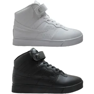 Fila Mens 1CM00347 Vulc 13 MP Mid Plus Leather White Black