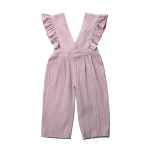 Flutter Purple Toddler Jumpsuit