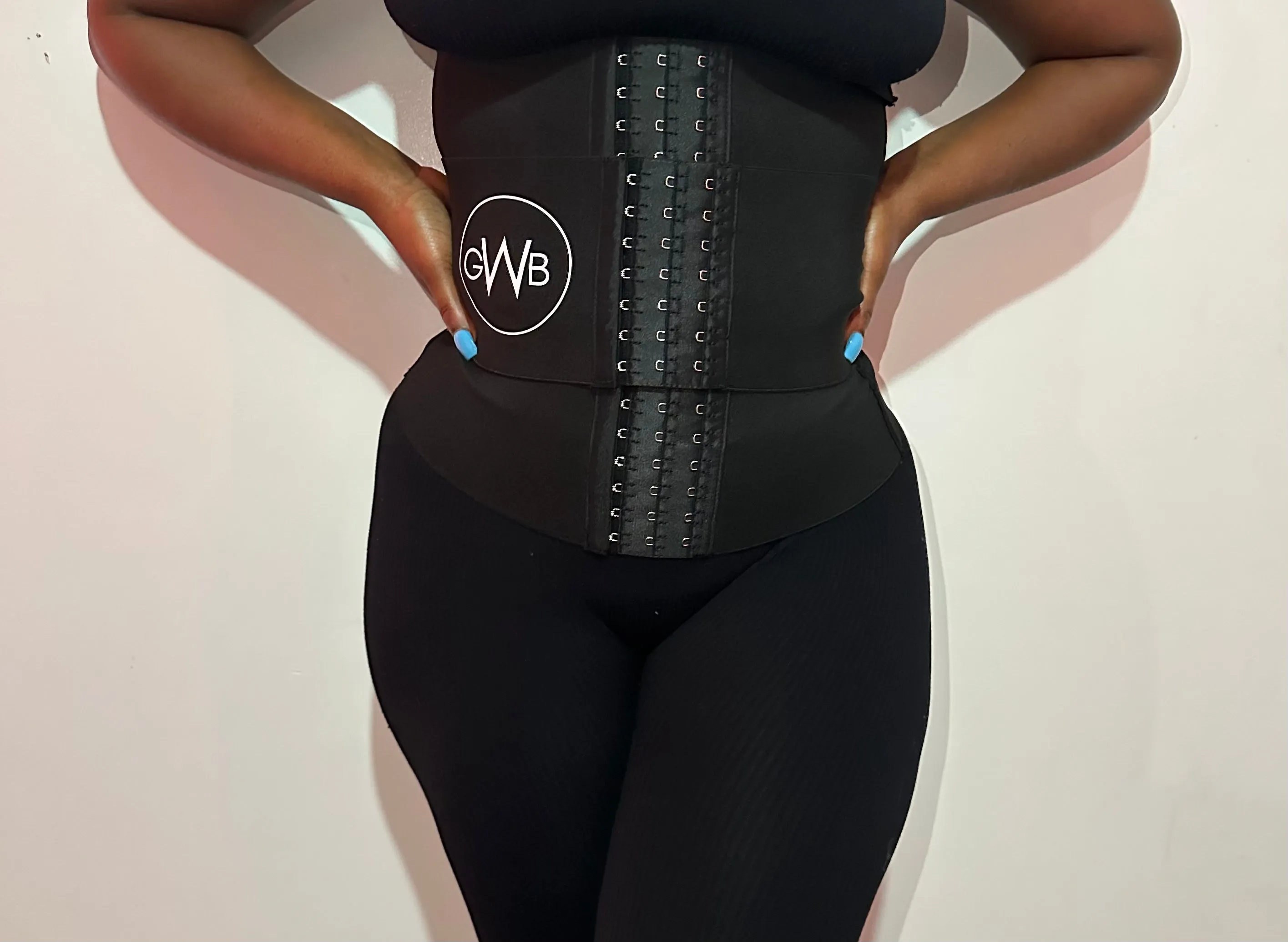 GWB SKxN Luxe 3 Way Fit Waist Shaper - Tummy Band Tummy Wrap Compression Band Waist Trainer