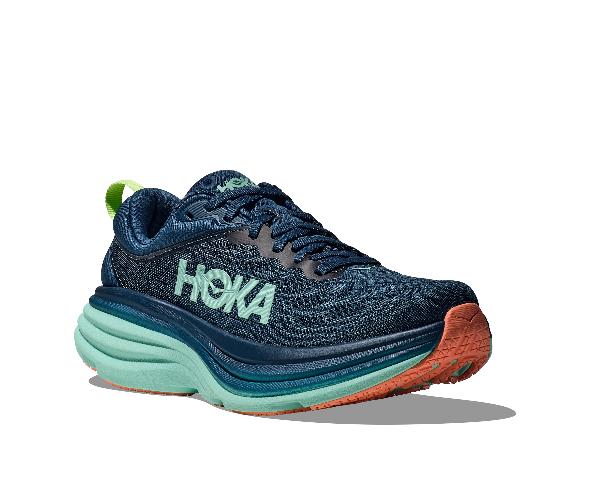 Hoka Womens Trainer Bondi 8 Midnight/Seafoam