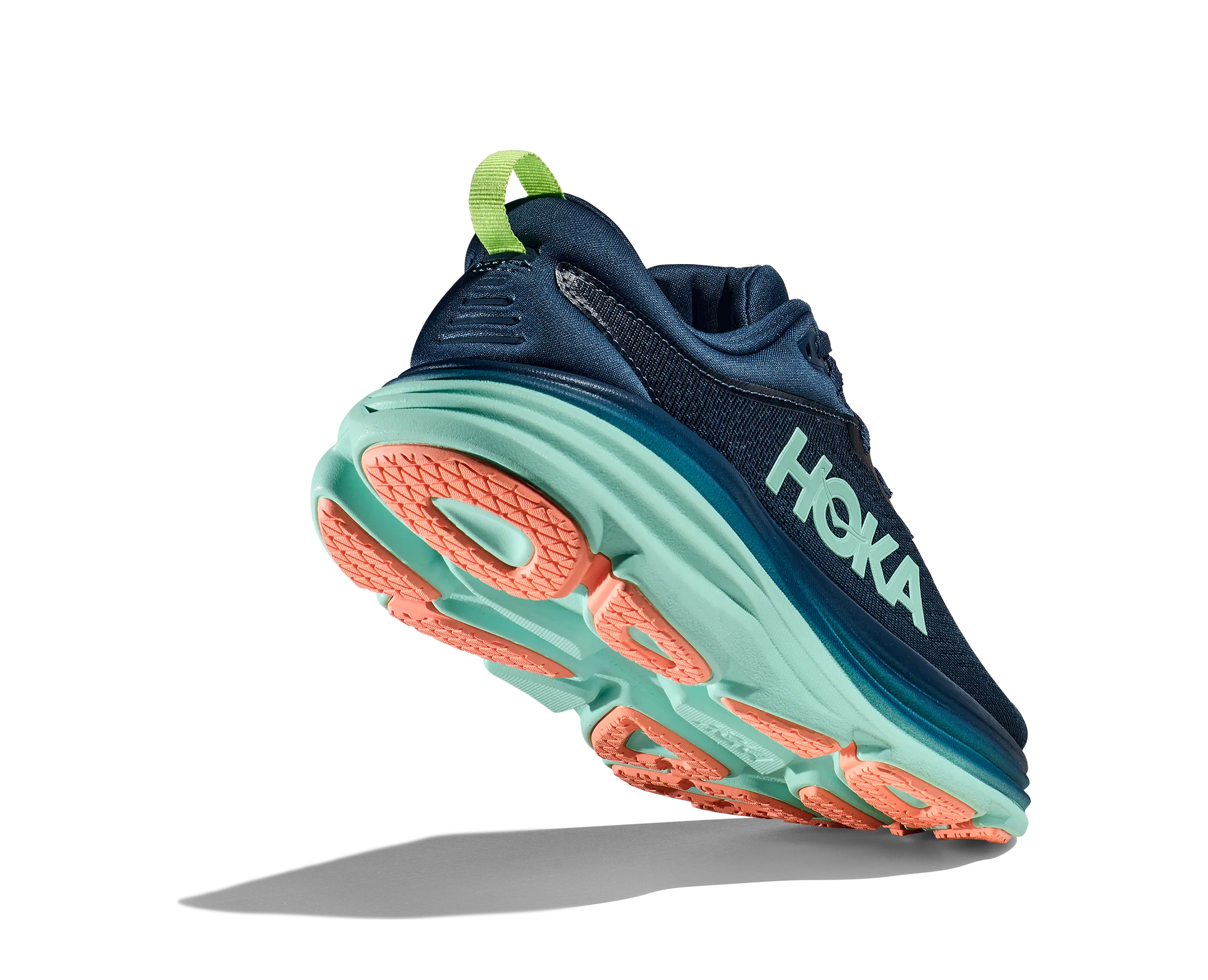 Hoka Womens Trainer Bondi 8 Midnight/Seafoam