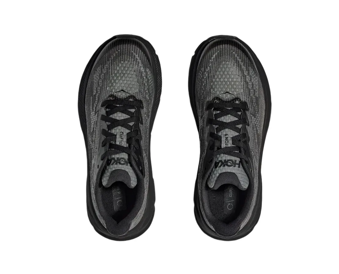 Hoka Youth Trainer Clifton 9 Black/Carbon Black