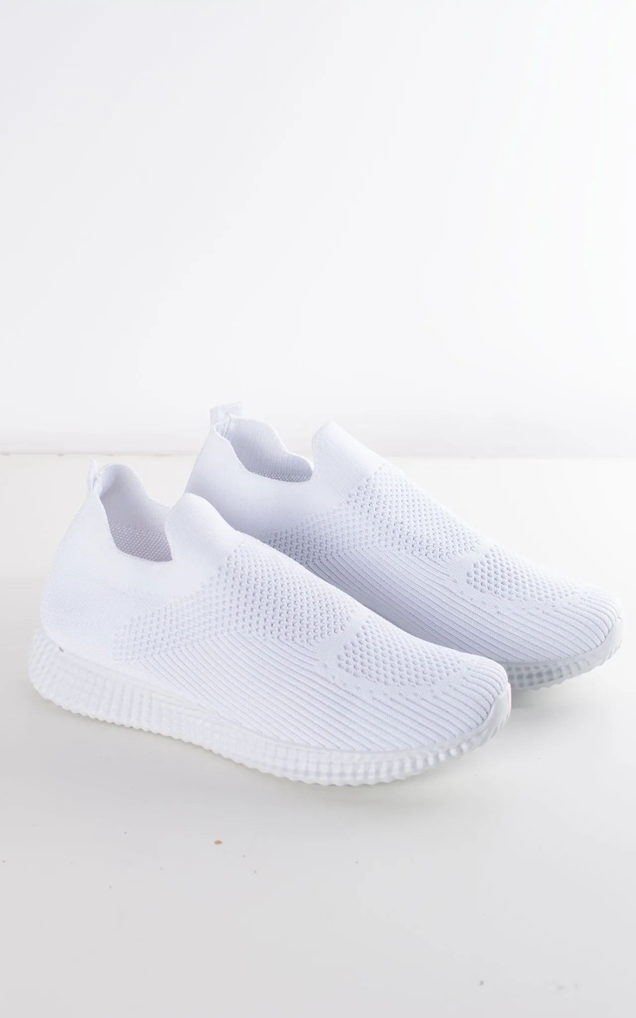 Jay Trainers | Slip On | White