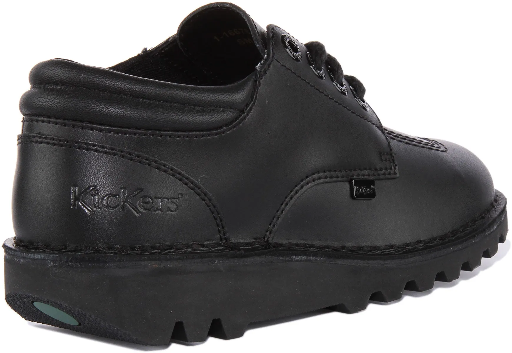 Kickers Kick Lo Padded In Black For Junior