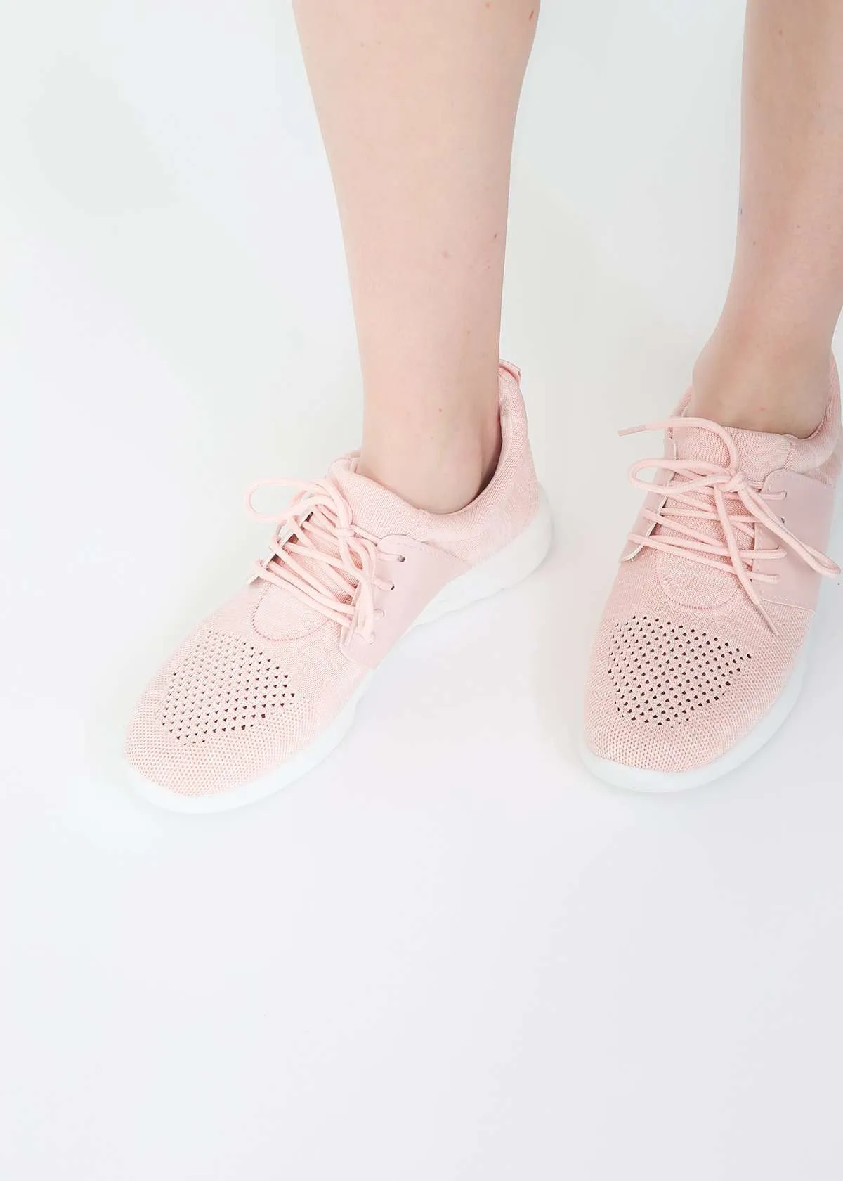 Knit Mix Blush Sneaker - FINAL SALE