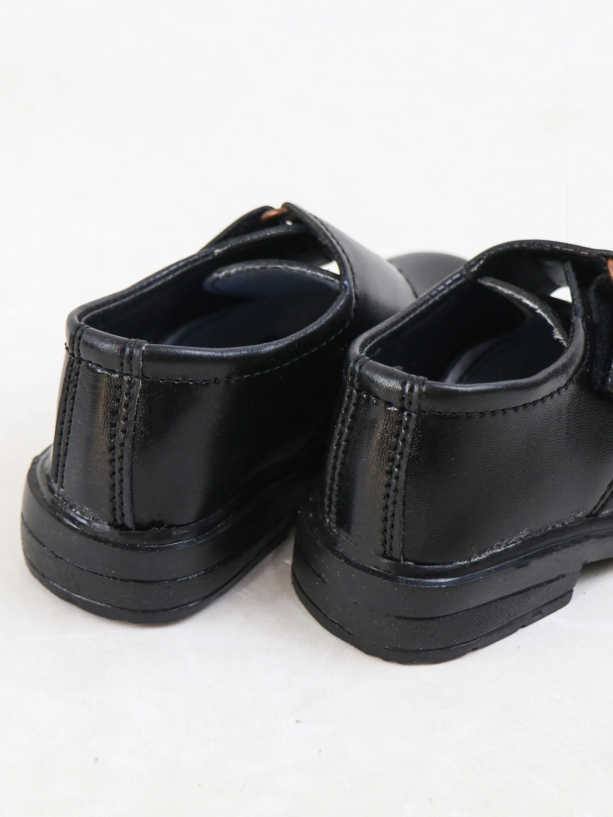 KS03 Kids School Shoes 13Yrs - 17Yrs Black