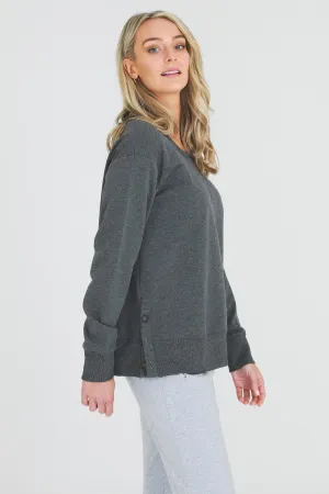 Layla Side Split Sweatshirt