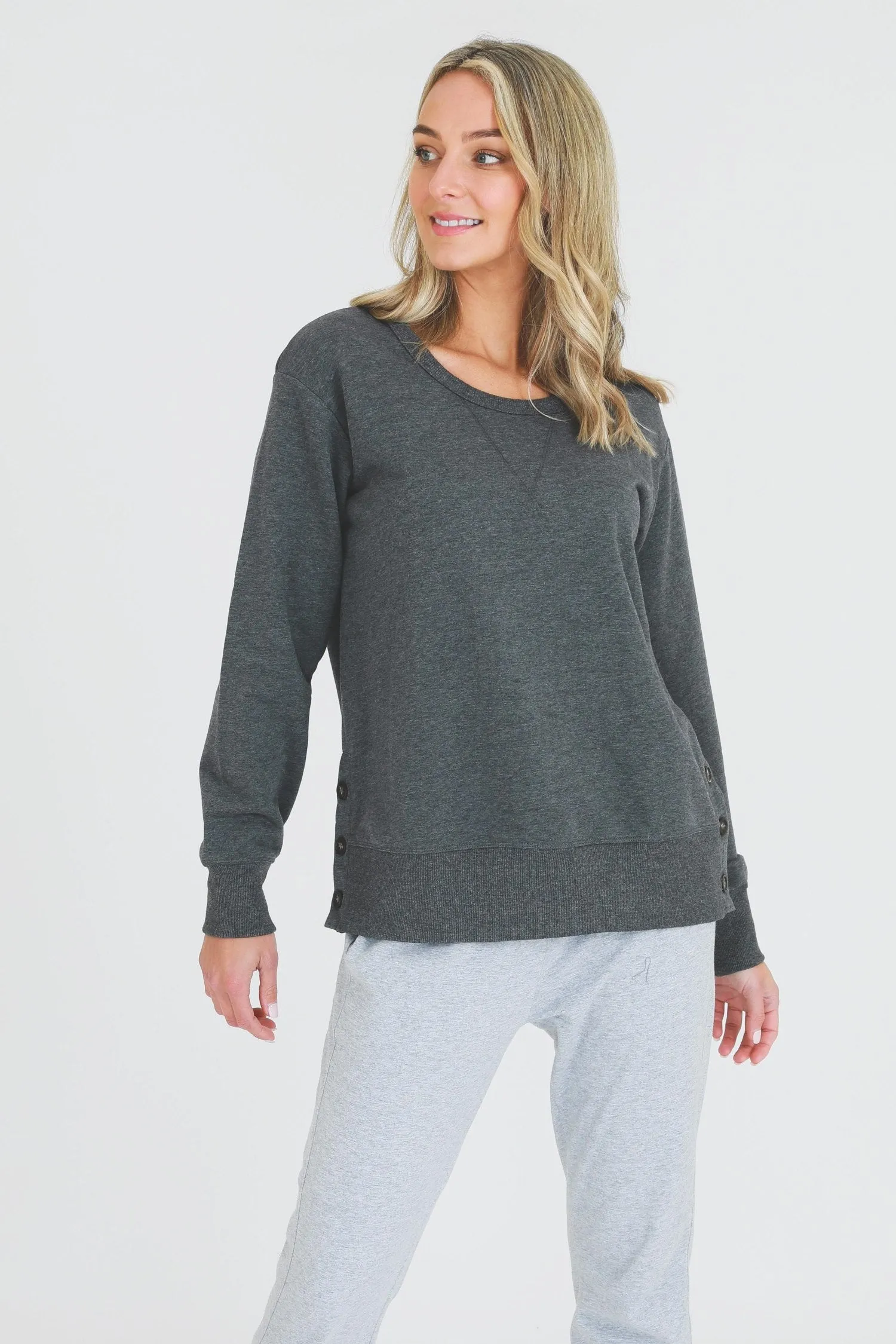 Layla Side Split Sweatshirt