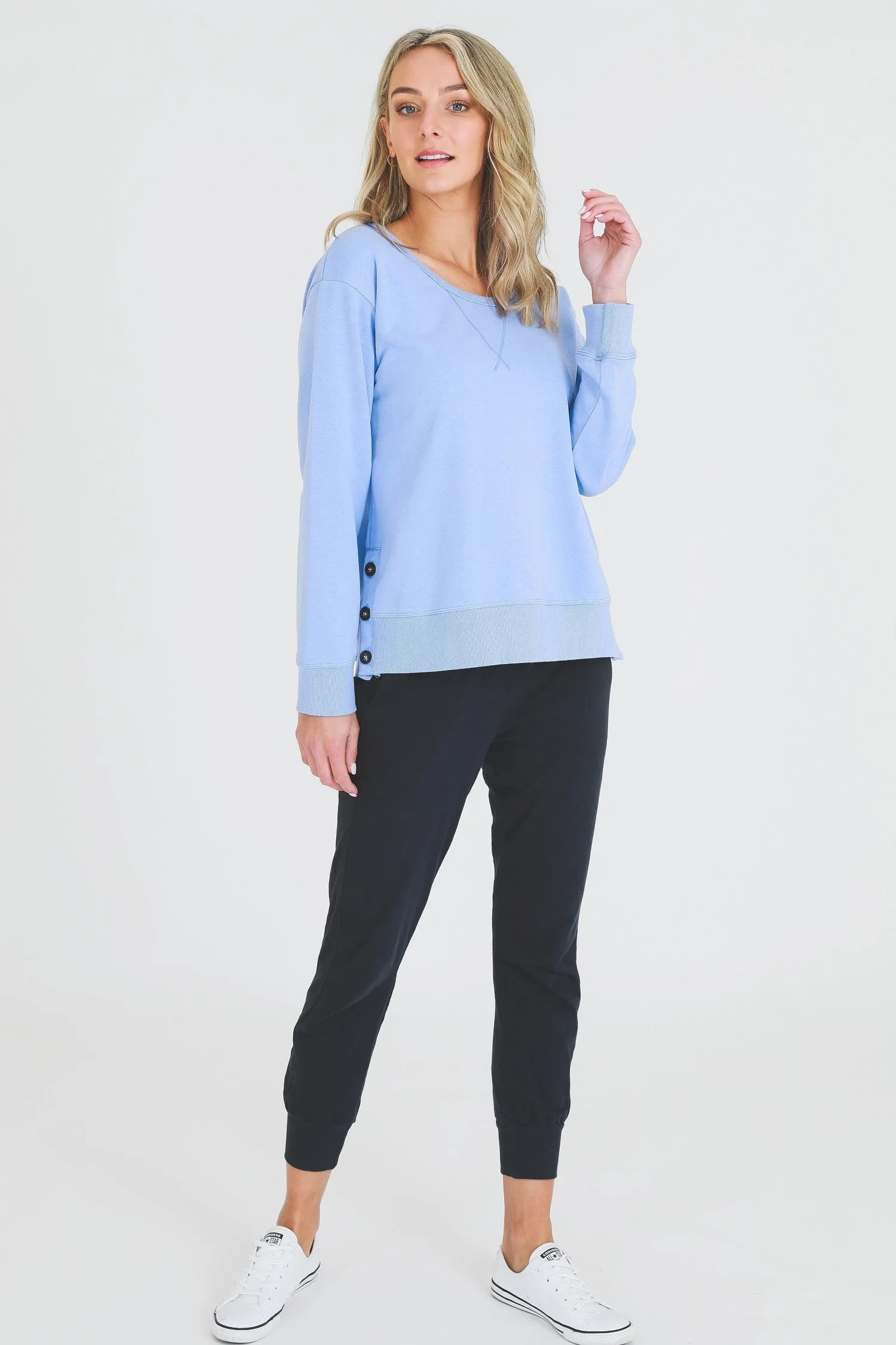 Layla Side Split Sweatshirt