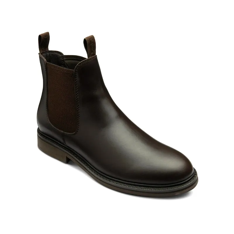 Loake Ducksworth Mens Waterproof Chelsea Boot - Brown Wax Leather