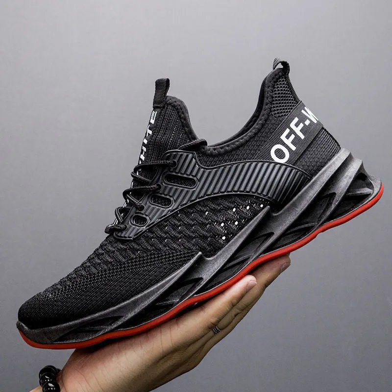 Men Shoes  Summer New Fashion Casual Shoes Men  Blade Running Shoes Fashionable Flying Weaving Sports Shoes For Men