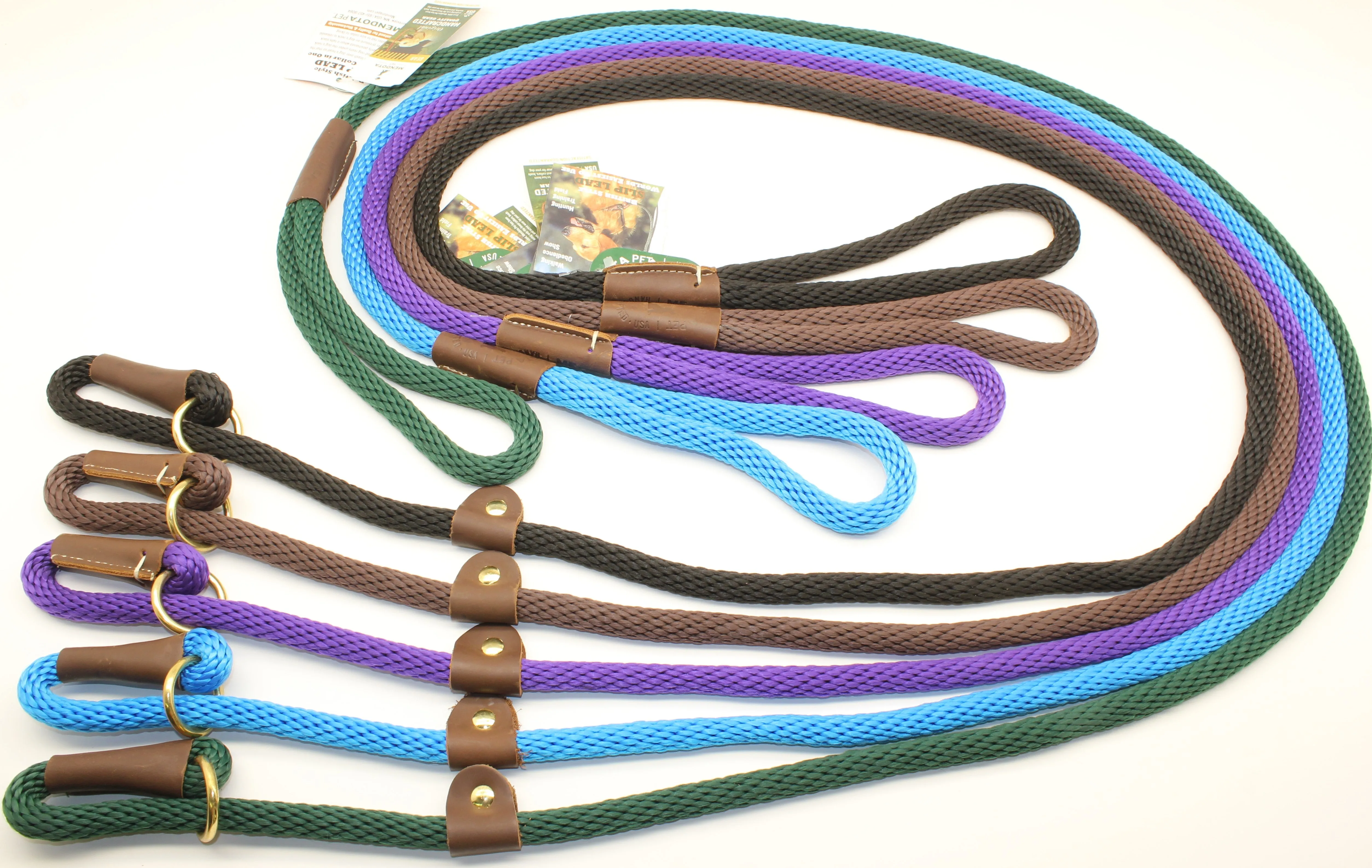 Mendota 3/8" Slip Leashes