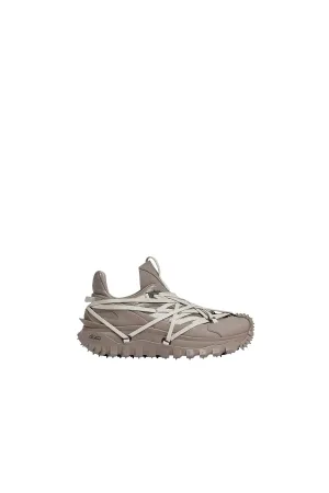 MONCLER   RICK OWENS | WOMENS TRAILGRIP MEGALACE LEATHER SNEAKERS