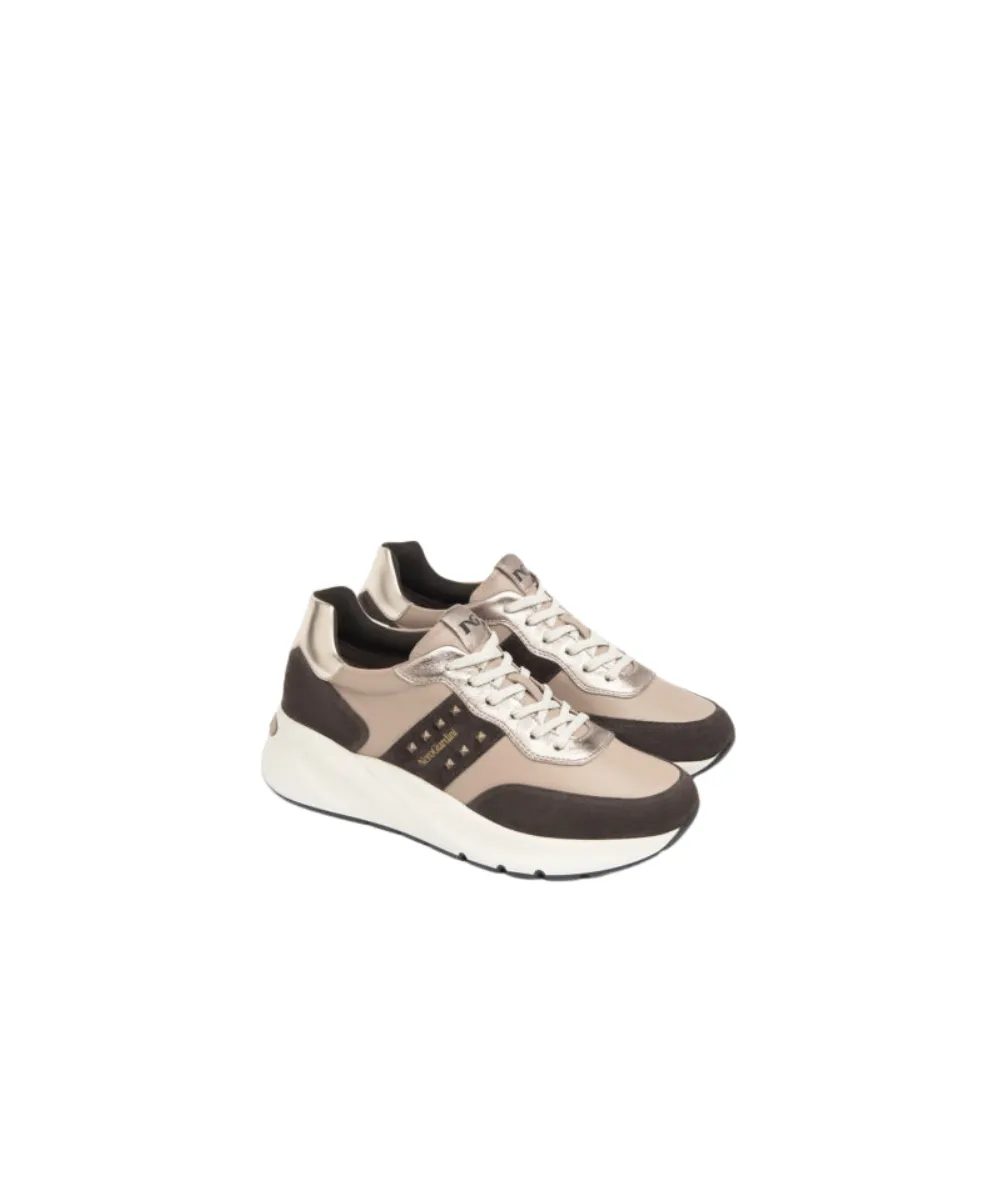 NERO GIARDINI TRAINERS IN BROWN