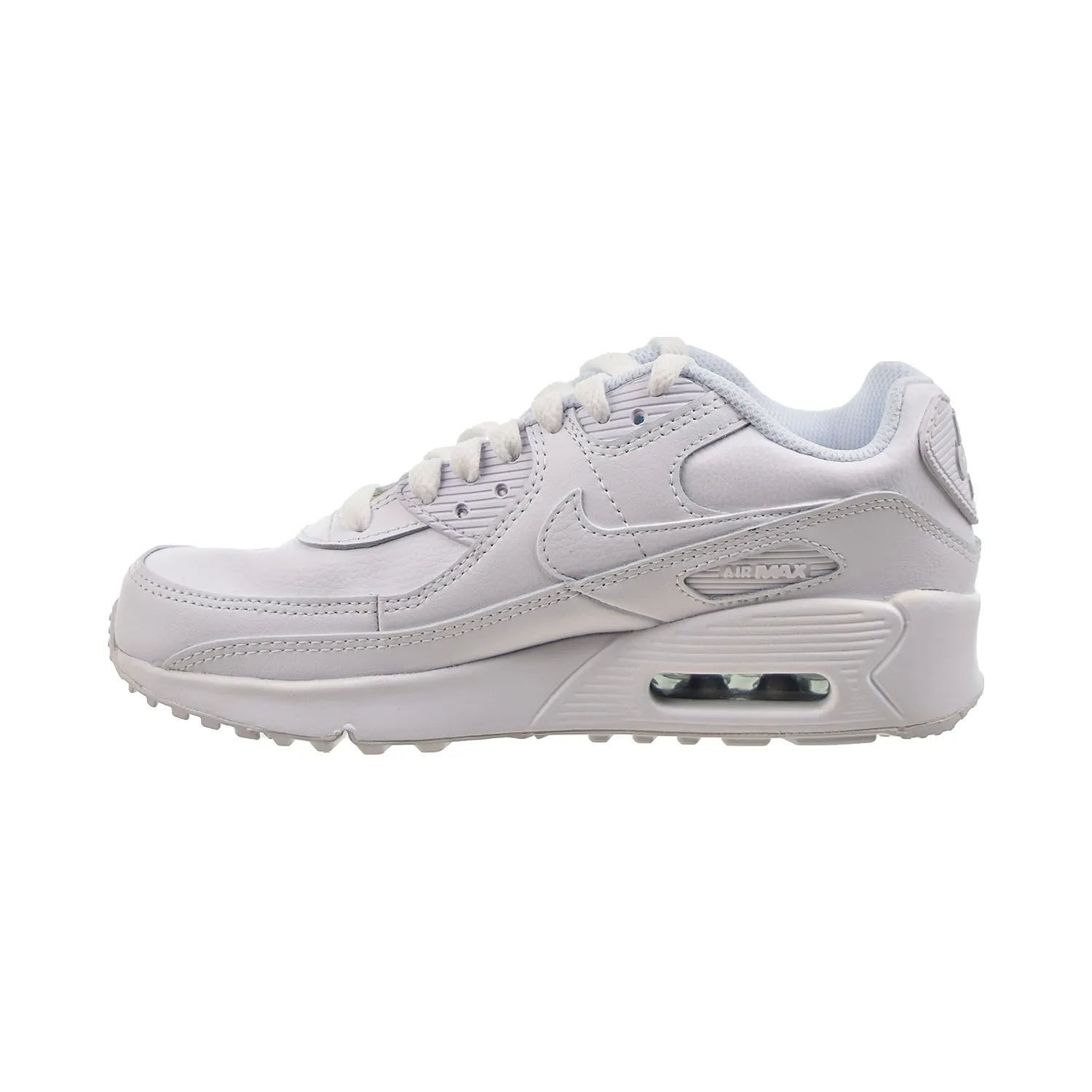 Nike Air Max 90 (GS) Big Kids' Shoes White