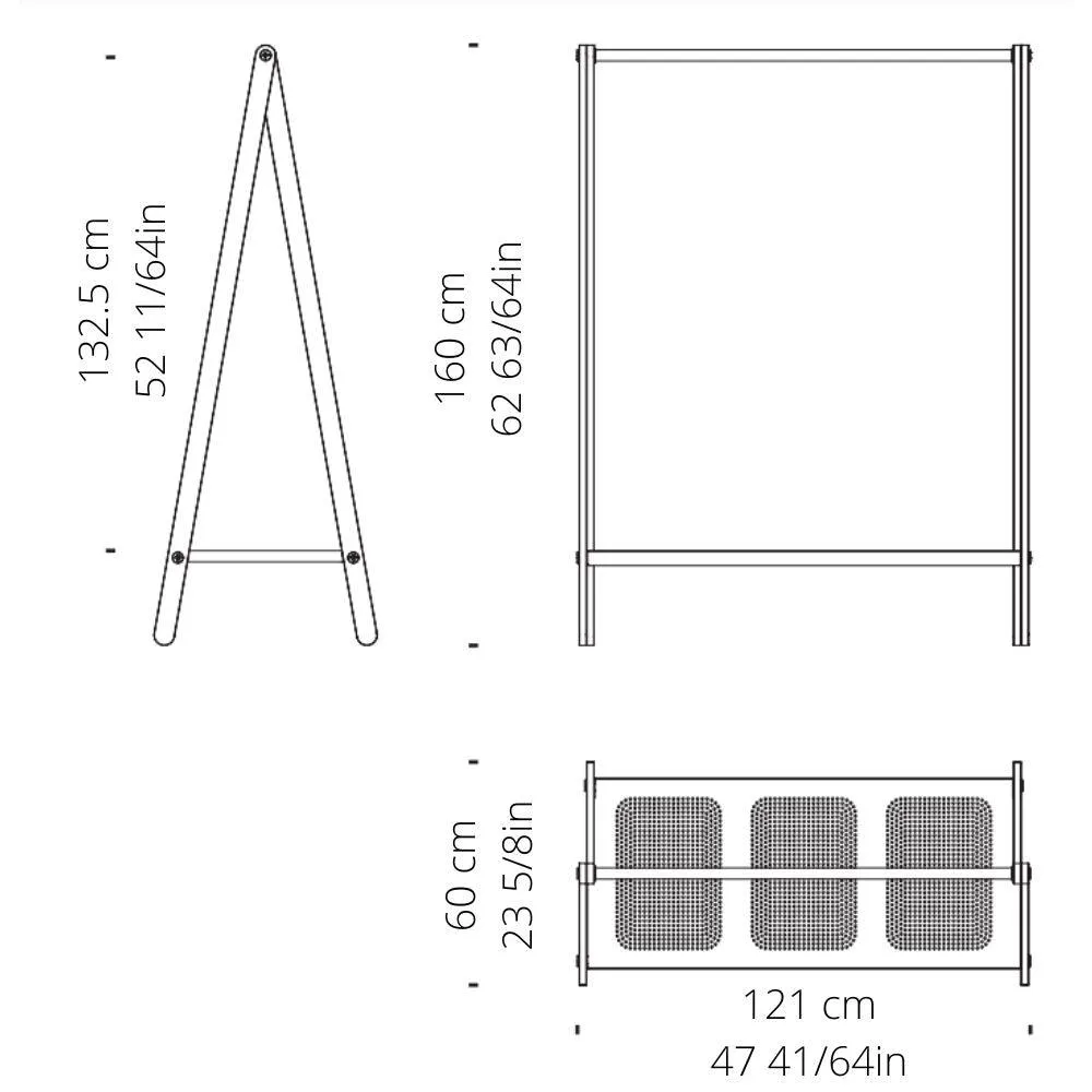 Normann Copenhagen Toj Clothes Rack Large h. 160 cm.