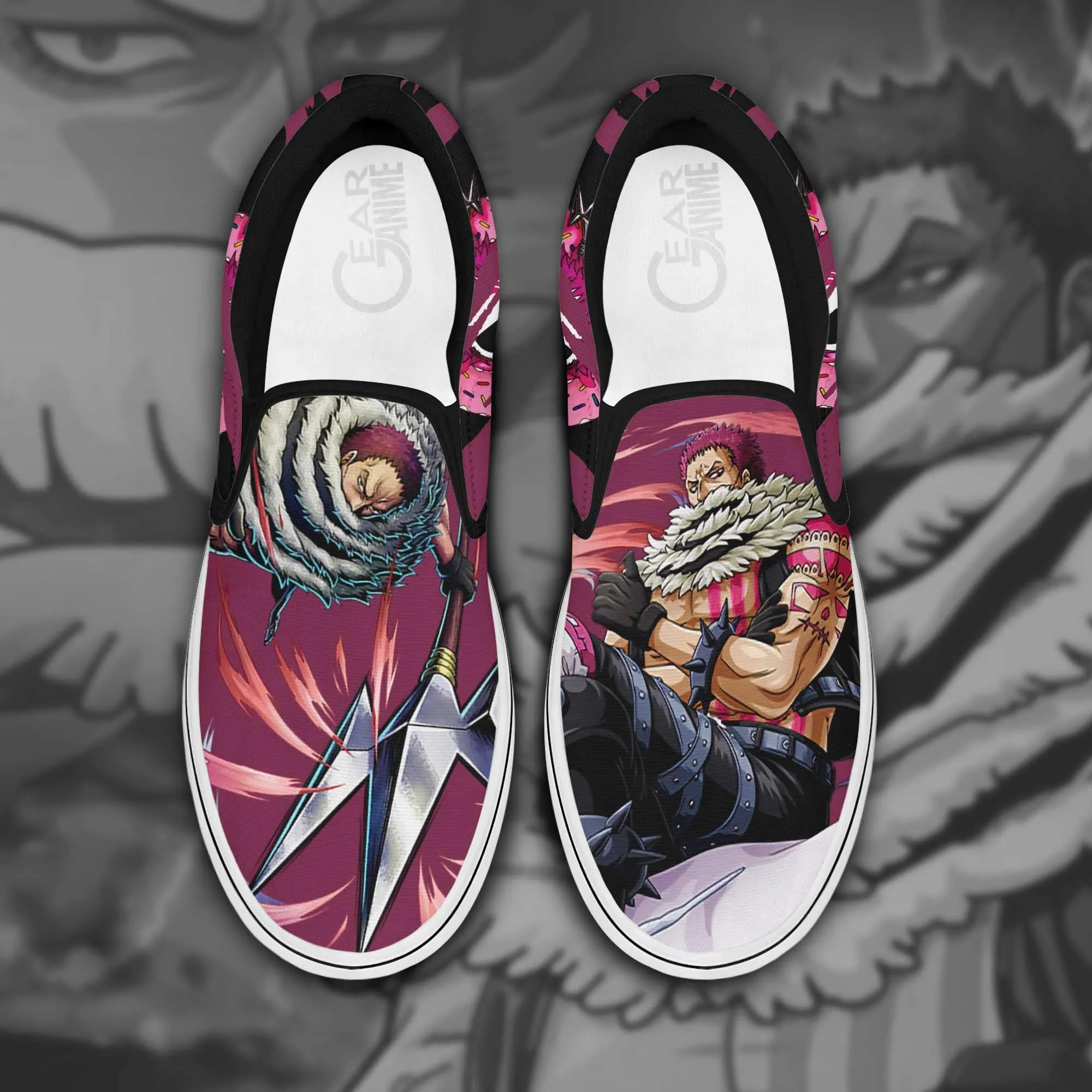 OP Katakuri Slip On Sneakers Custom Anime Shoes