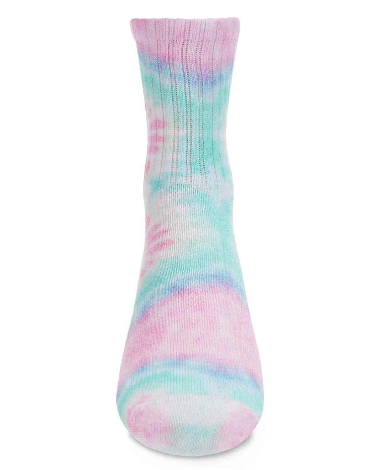 Pastel Tie Dye Cotton Blend Kids Crew Sock