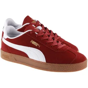 Puma Trainers Mens Club Red White Gum