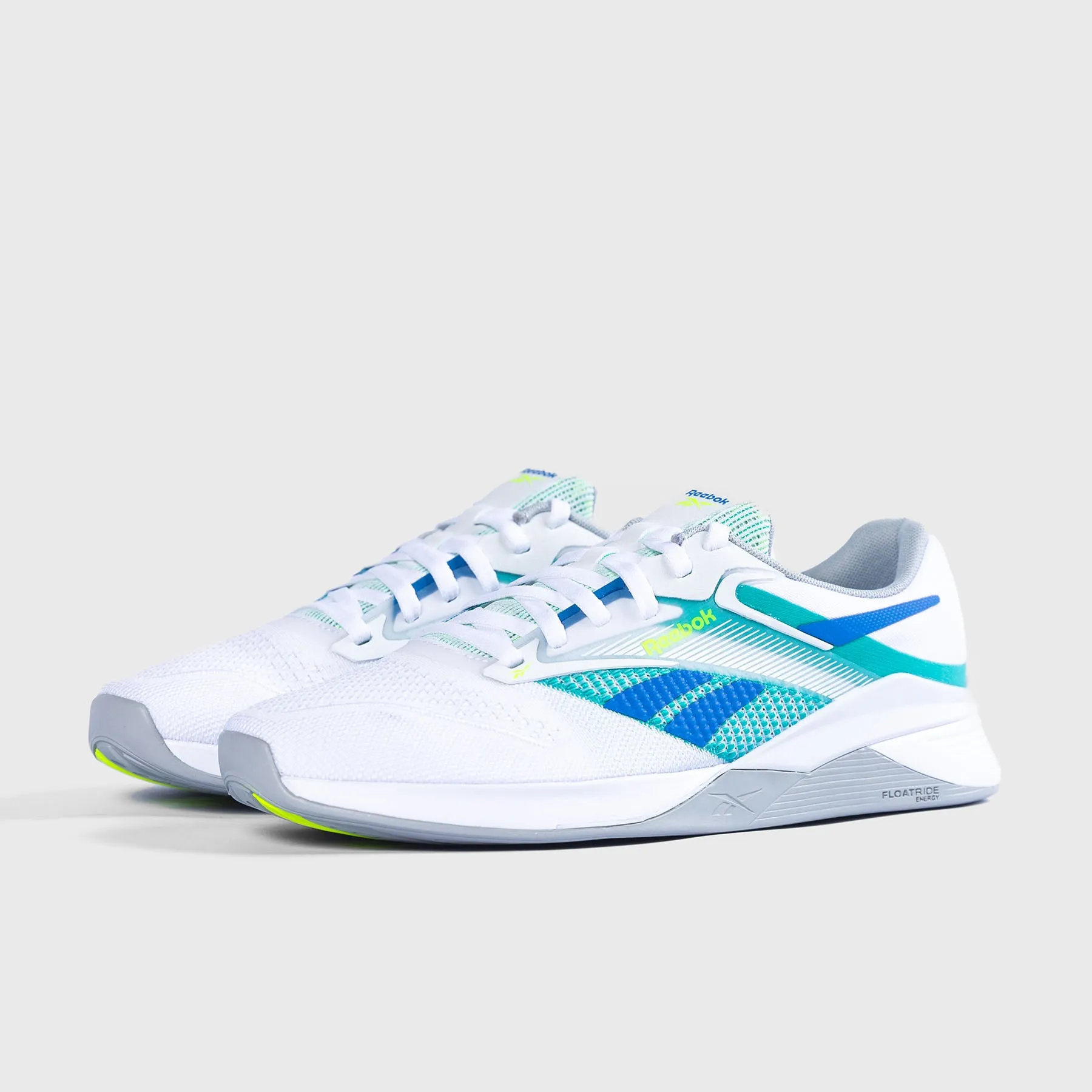 REEBOK - NANO X4 - MEN'S - WHITE/UNLEASHED GREEN/GREY