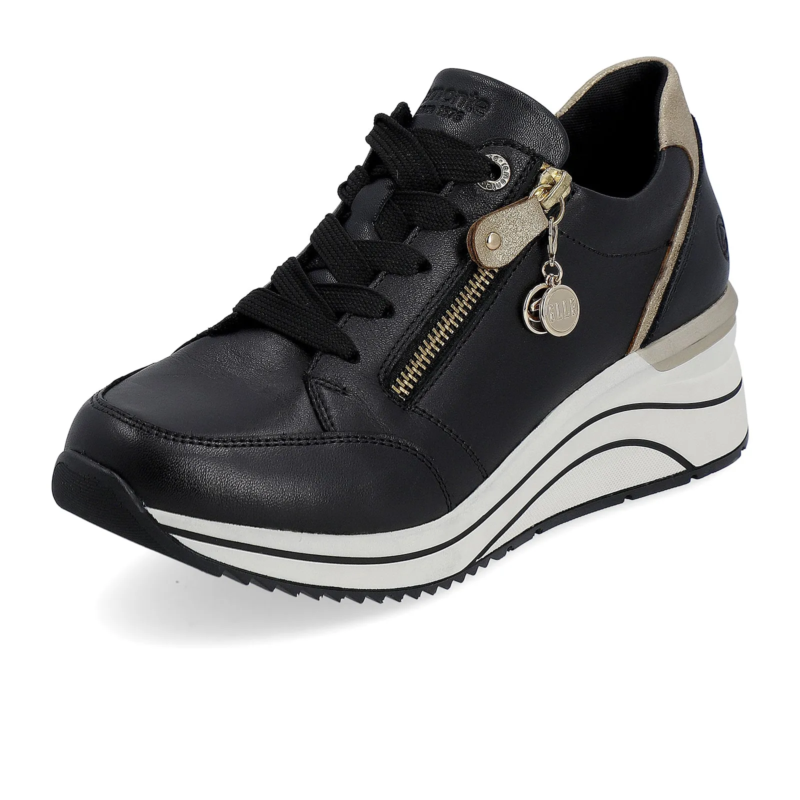 Remonte Eleni D0T03-01 Sneaker (Women) - Schwarz/Ginger Gold