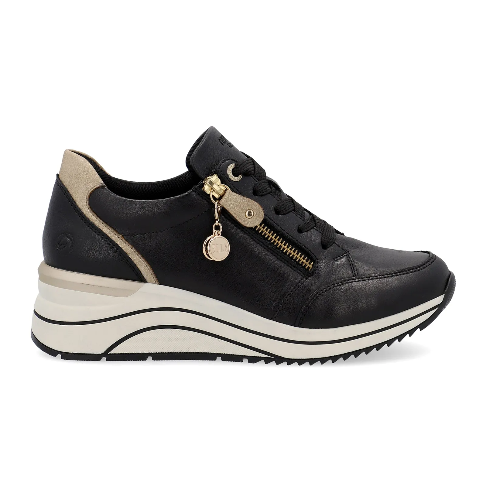 Remonte Eleni D0T03-01 Sneaker (Women) - Schwarz/Ginger Gold