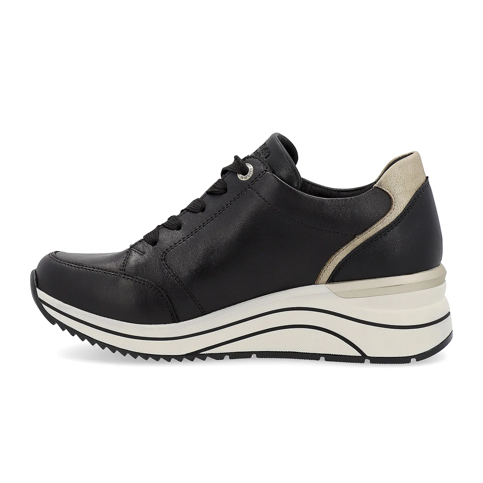 Remonte Eleni D0T03-01 Sneaker (Women) - Schwarz/Ginger Gold