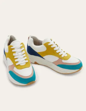 Rhea Trainers-Gulf Blue Colourblock