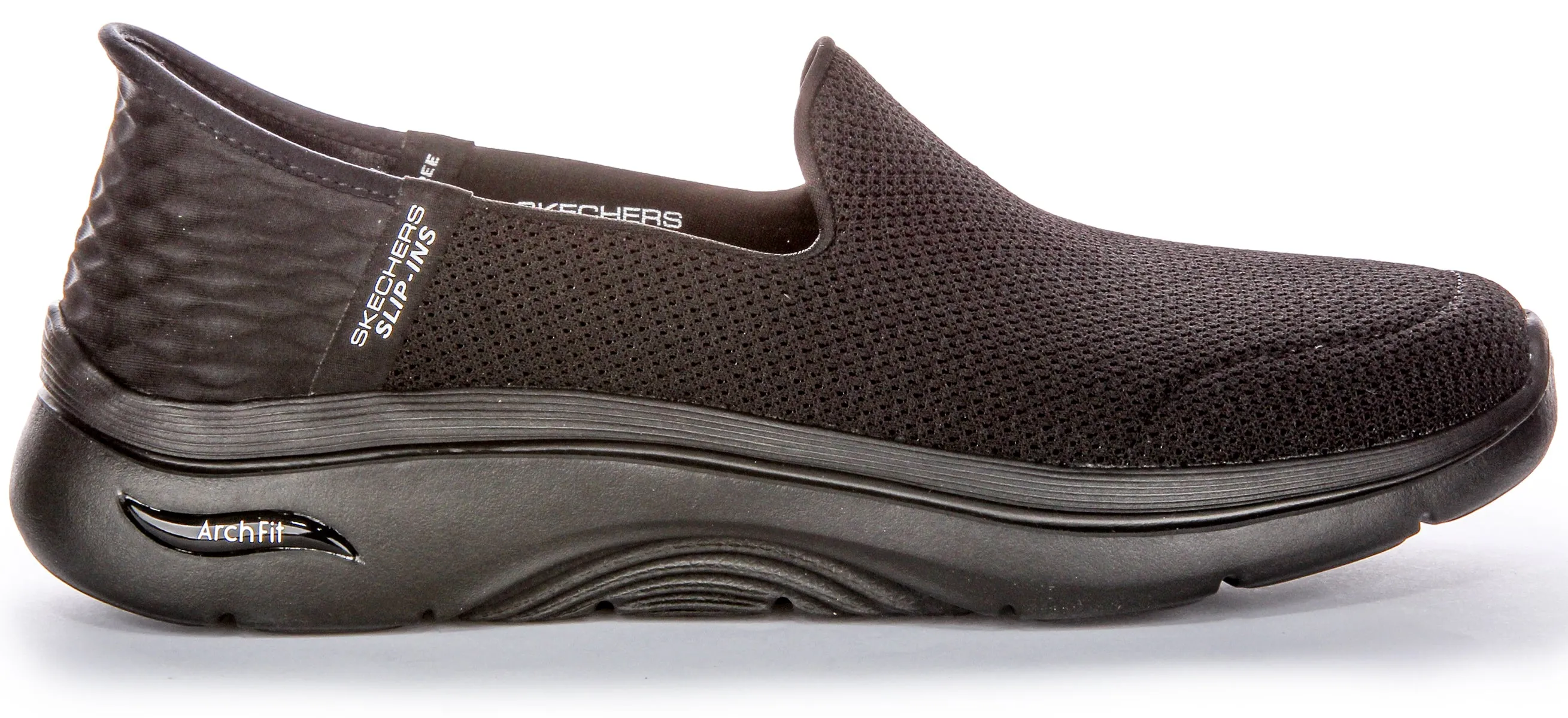 Skechers Go Walk Arch Fit In All Black For Women