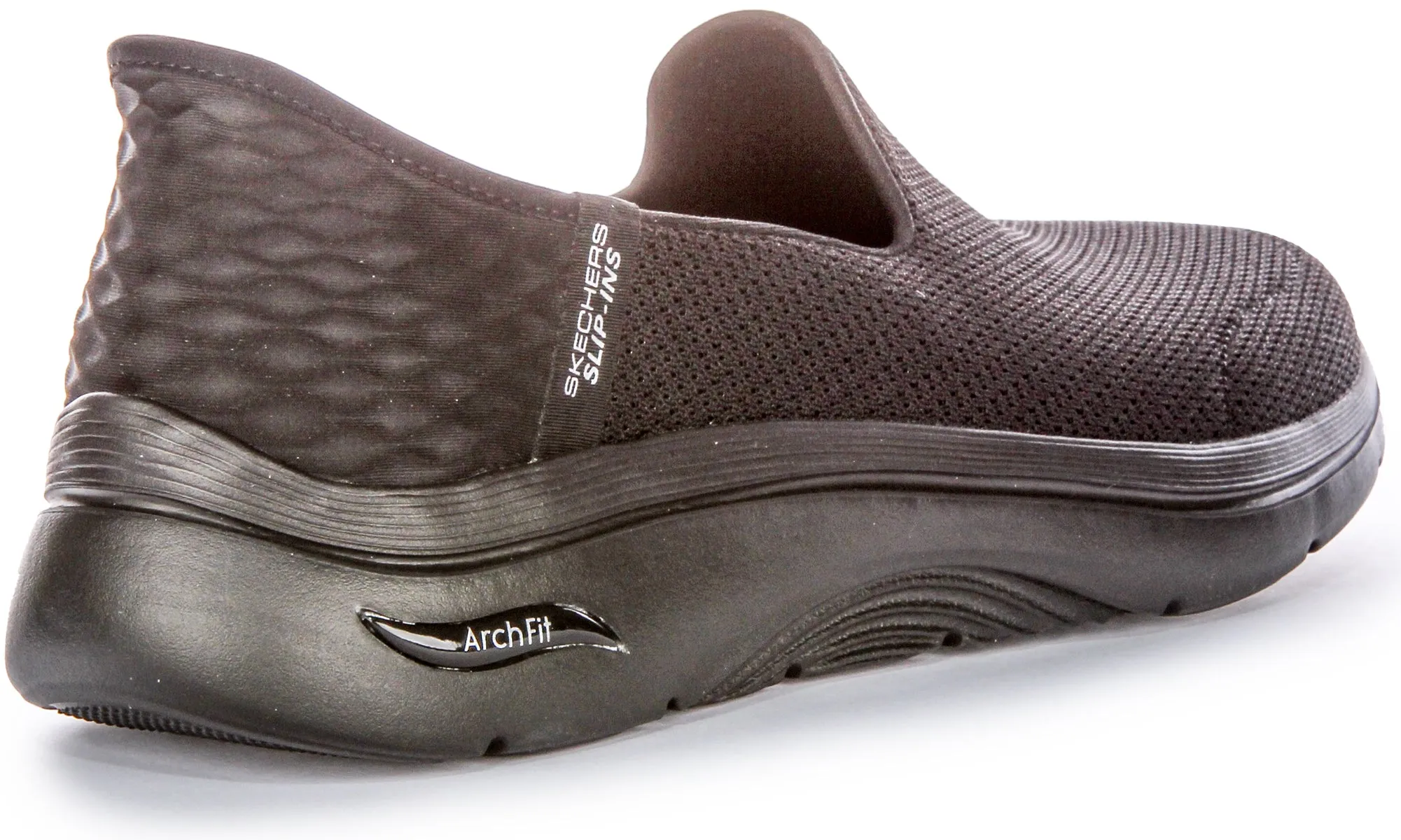 Skechers Go Walk Arch Fit In All Black For Women