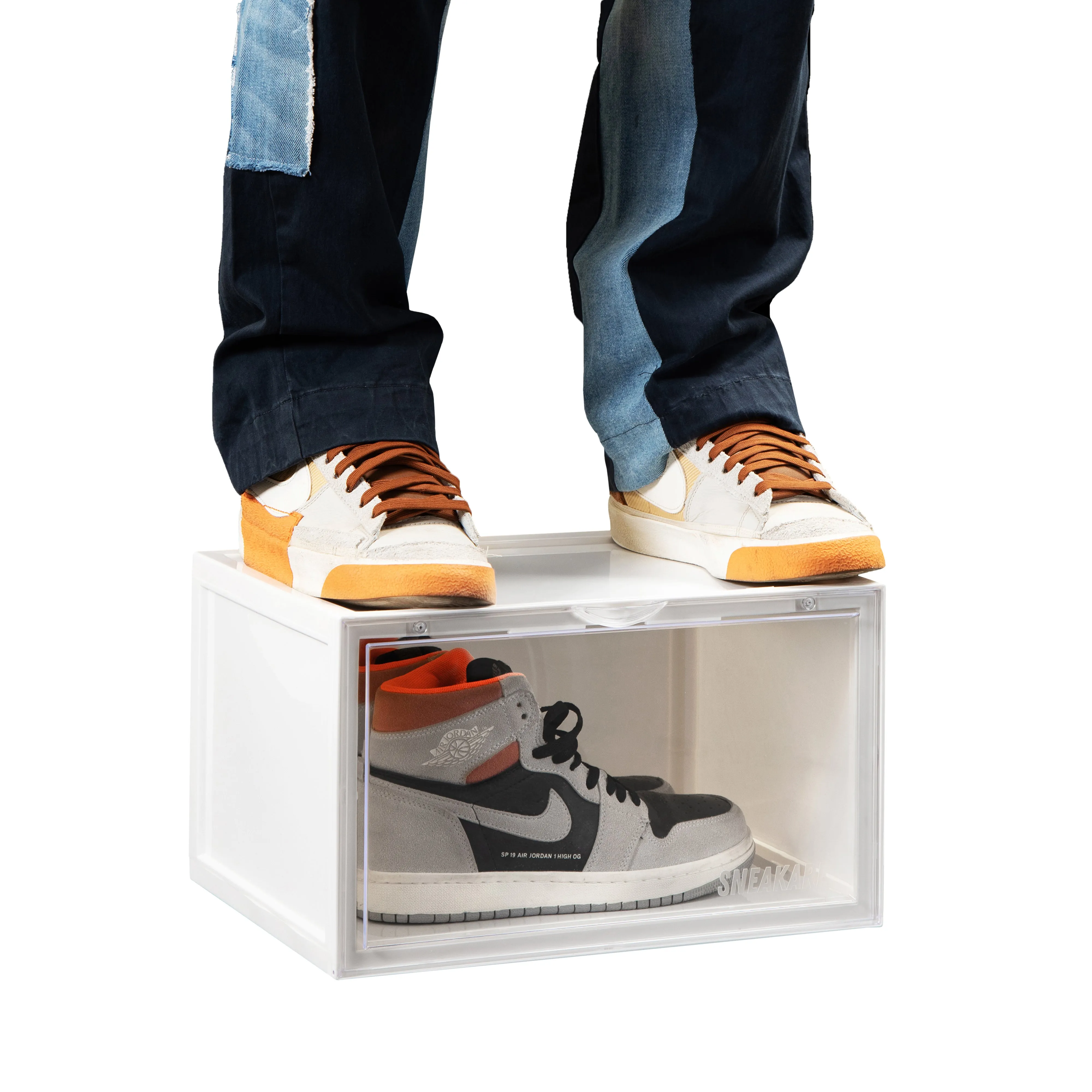 Stack'Em Sneaker Crates | Shoe Crates (Side Drop)