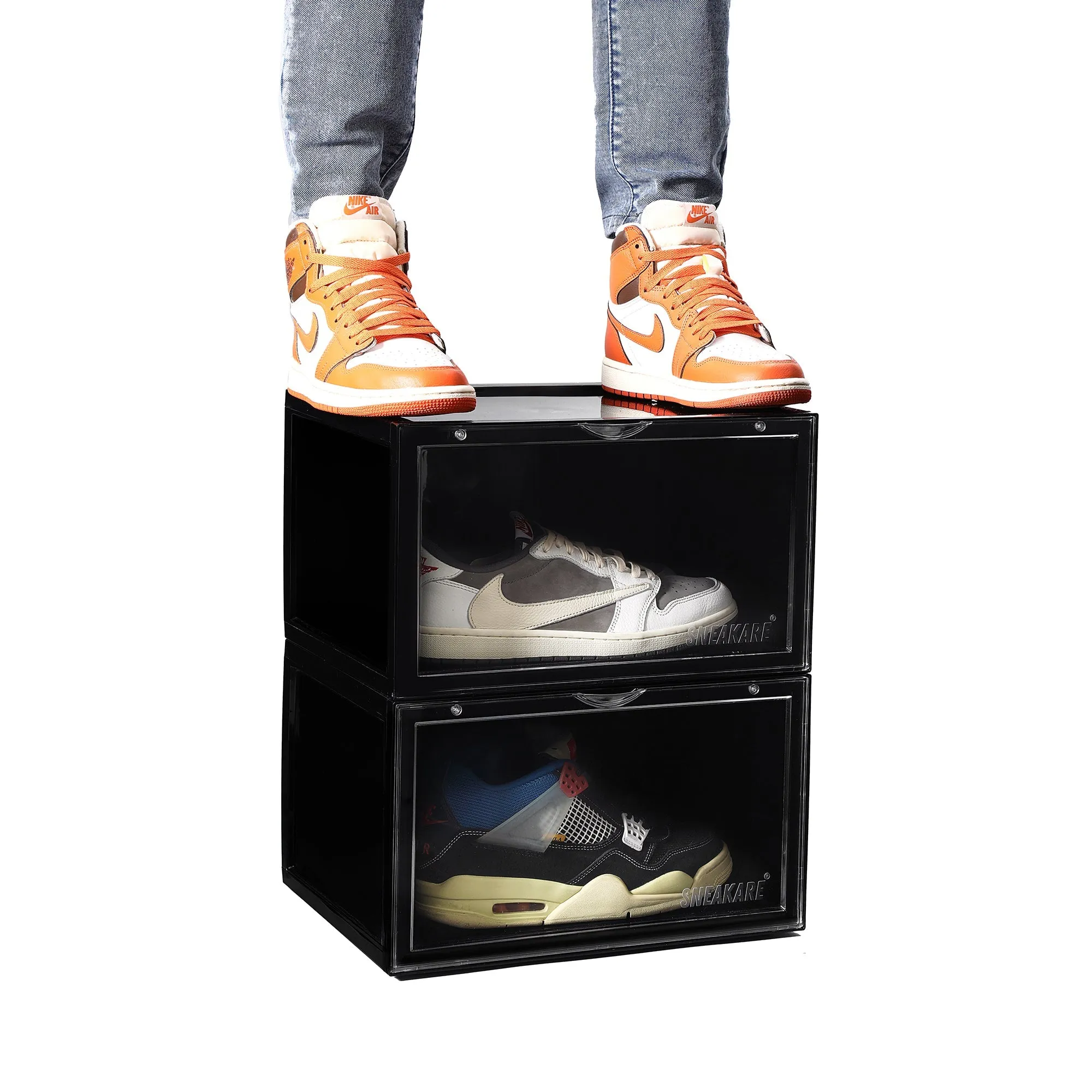 Stack'Em Sneaker Crates | Shoe Crates (Side Drop)