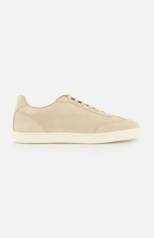 Suede Contrast Sole Sneakers