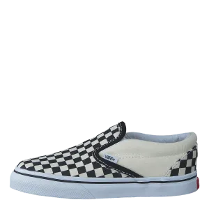 T Classic Slip-On Black And White Checker/White