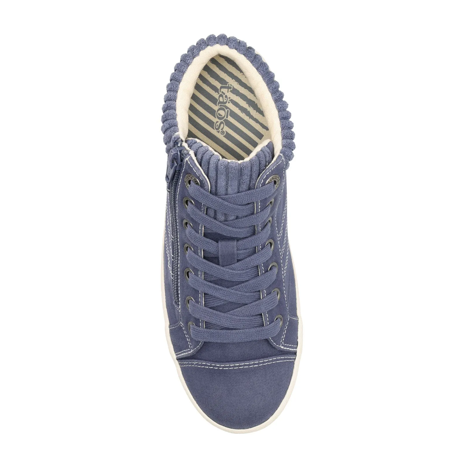 Taos Startup Mid Top Sneaker (Women) - Indigo Distressed